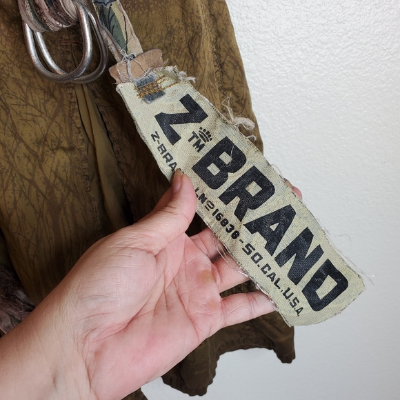 Z Brand green grunge skirt Size M - Picture 5 of 7